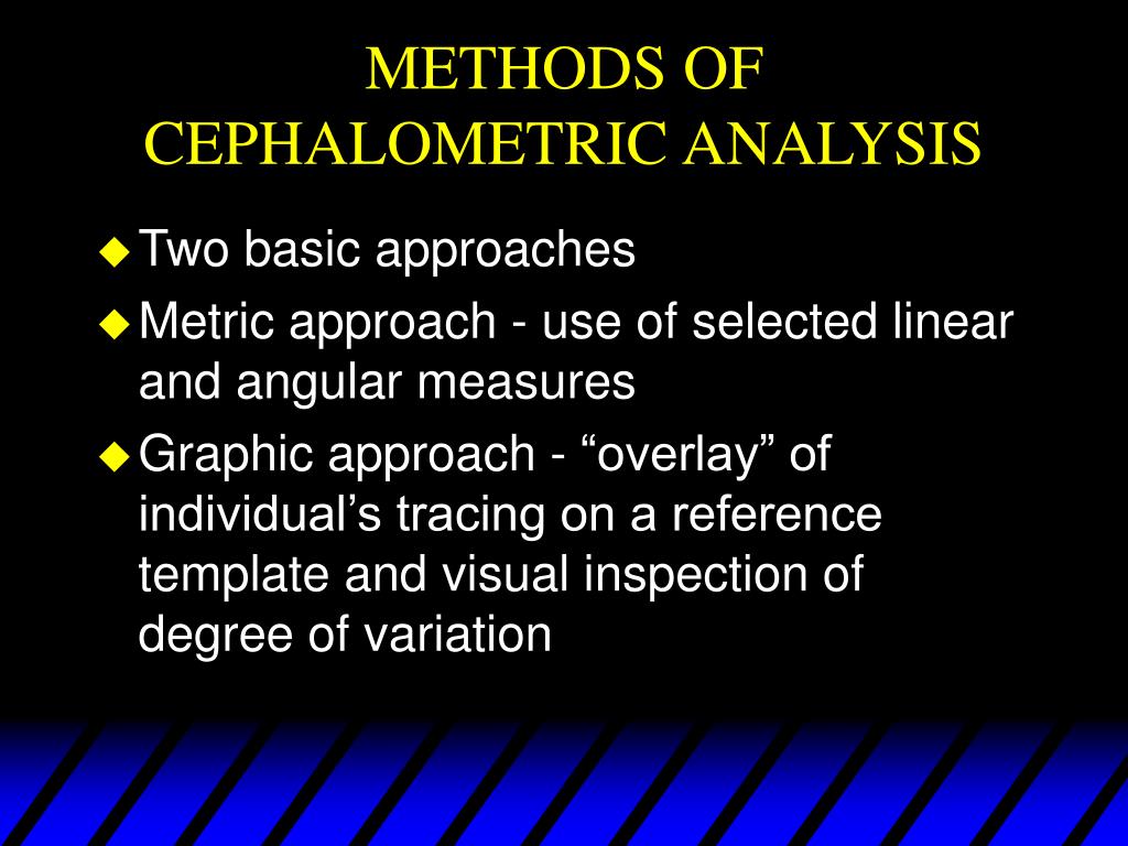 cephalometric analysis ppt